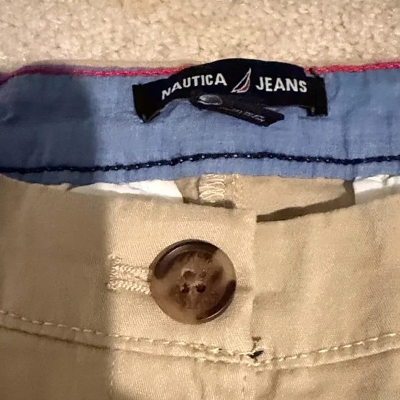 NWT- Nautica Jeans Women's Khaki Straight Leg Pants - Picture 3 of 10